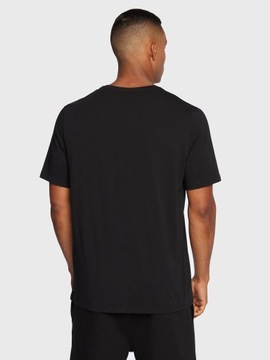 Czarny T-shirt męski HUGO BOSS koszulka z krótkim rękawem bawełniana r. M