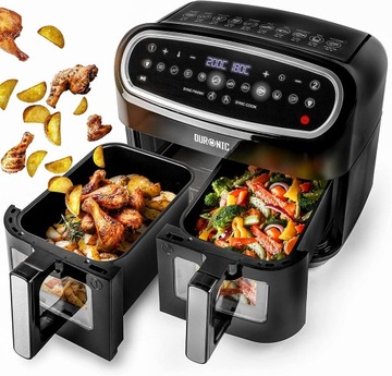 Duronic AF24 Airfryer XXL dwie komory po 4,5l | f