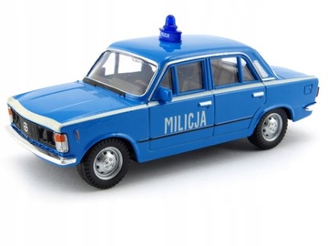 FIAT 125p Welly 1:43 Legendy PRL MO milicja