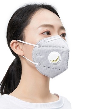 АНТИВИРУСНАЯ МАСКА ПРОТИВ СМОГА KN95 С ФИЛЬТРОМ FFP2