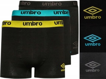 Bokserki majtki męskie Umbro Blackford 3 pary M