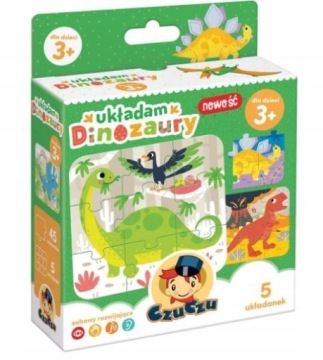 Czuczu Skládačky Pro Děti Ve Věku 3 Let, Ideální Pro Chlapce S Dinosaury