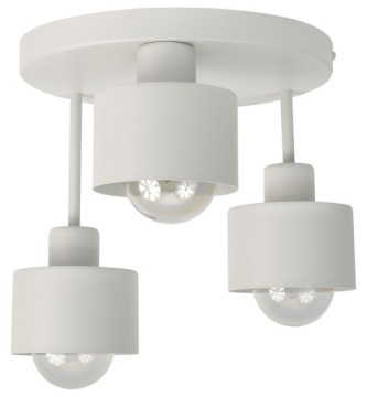 LAMPA PLAFON 30 CM GRAFITOWY SUFITOWY TUBA NAIROBI ŻYRANDOL KOLORY LED E27