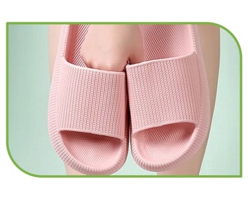 KLAPKI DAMSKIE PIANKOWE NA PLAŻĘ BASEN LEKKIE BUTY NA LATO KAPCIE PO DOMU