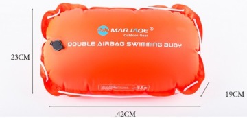 Двухкамерный плавательный буй для сапборда, надувной плавательный буй