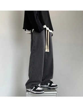 Wide Leg Cargo Pants 2023 Streetwear Baggy Jeans N