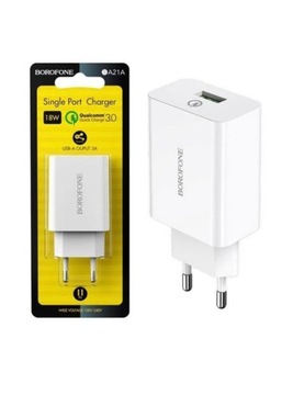 Borofone Ładowarka sieciowa USB QC 3.0