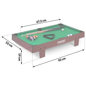 БИЛЬЯРДНЫЙ НАБОР МИНИ-БИЛЬЯРДНЫЙ СТОЛ БИЛЬЯРД ДЛЯ ДЕТЕЙ БАССЕЙН 3 фута
