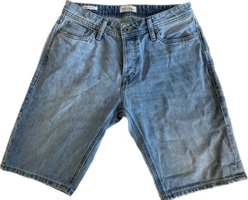 Spodenki jeansy męskie JACK&JONES niebieskie S