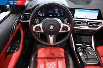 BMW Seria 4 G22-23-26 Cabrio 2.0 430i 245KM 2022 BMW Seria 4 430iFV23Swiatla przeciwmglowe LEDBMW LaserlightPakiet sportowy, zdjęcie 11