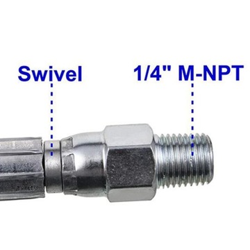Набор насадок для чистки канализации 3x5800 PSI