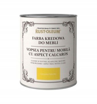 FARBA KREDOWA DO MEBLI RUSTOLEUM ŻÓŁTY 0125 OUTLET