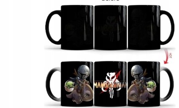 kubek zmienia kolor mandalorian Grogu