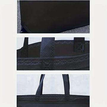 Torba na zakupy na miasto poręczna materiałowa z uszami shopperka