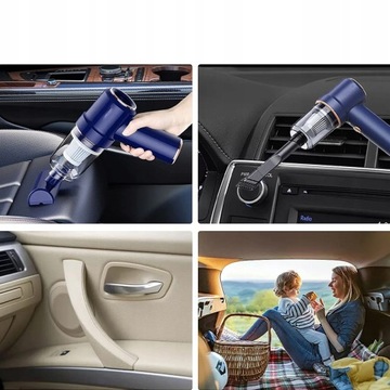 МОЩНЫЙ РУЧНОЙ БЕСПРОВОДНОЙ АВТОМОБИЛЬНЫЙ ПЫЛЕСОС