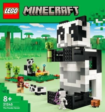 LEGO Minecraft 21245 Заповедник панд, МИНЕКРАФТ ДЛЯ ДЕТЕЙ