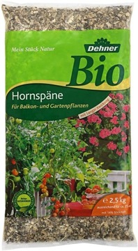 DEHNER BIO NAWÓZ ORGANICZNY ZRĘBKI ROGOWE 2,5 KG