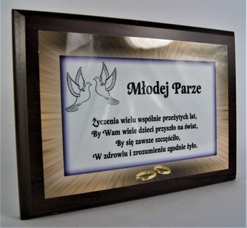 Elegancki Prezent na Ślub Wesele Dyplom Jakość!