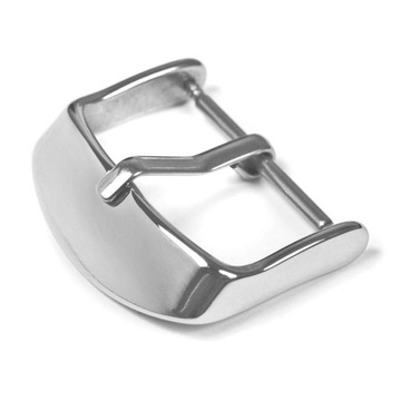 KLAMRA / SPRZĄCZKA – DO PASKA DO ZEGARKA – SREBRNA – 24MM