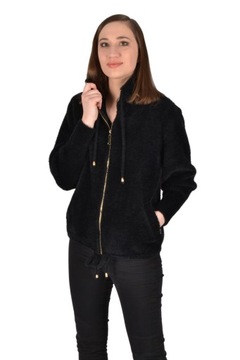 KURTKA BLUZA SWETER ALPAKA KOŁNIERZ STÓJKA roz.M/L