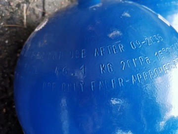 VW PASSAT B7 Zbiornik zestaw butli CNG 3AA201158