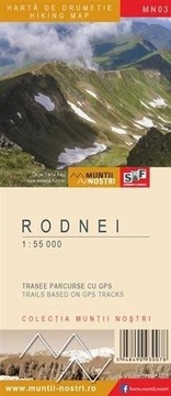 MUNTI RODNEI Góry Rodniańskie mapa 1:55000 S&F