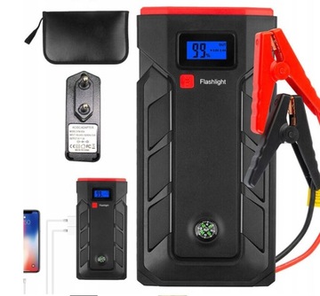 Портативный бустер-стартер для запуска Powerbank 20000 мАч с рецептами компаса