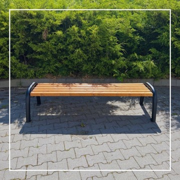 Ławka bez oparcia- idealna na balkon i małe przestrzenie 100 cm Dąb