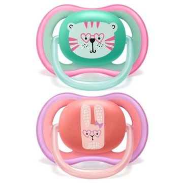 Ортодонтическая соска Philips Avent, симметричный силикон, 18 м+