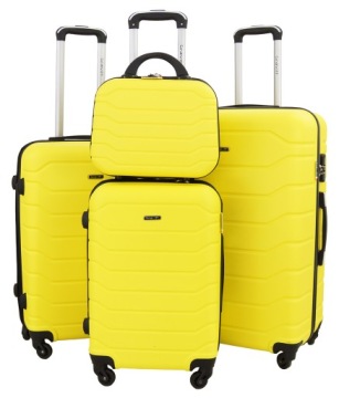 НАБОР ЧЕМОДАНА 4в1 ДОРОЖНЫЙ ЧЕМОДАН НА КОЛЕСАХ GRAVITT 931