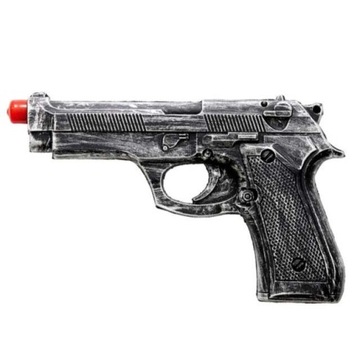 Broń GANGSTERA policjanta pistolet BERETTA czarny