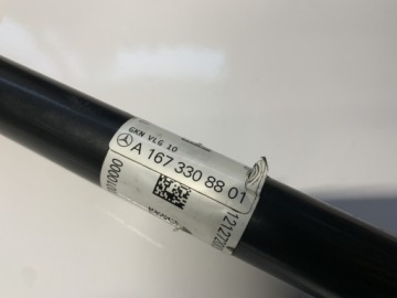 ПЕРЕДНИЙ ВАЛ GLE 167 W167 A1673308801