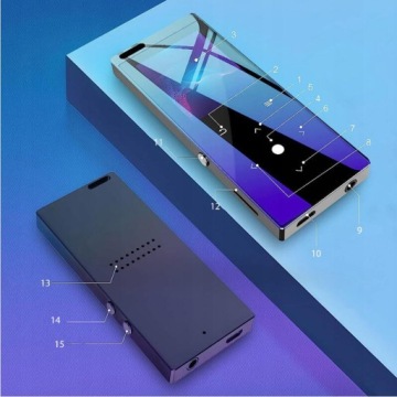 MP4 MP3 BLUETOOTH-ПЛЕЕР Hi-Fi FM-РАДИО 64 ГБ ДИКТОФОН