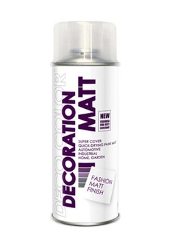 LAKIER MATOWY DECORATION BEZBARWNY SPRAY