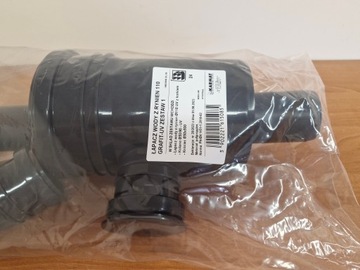 Łapacz wody deszczowej Zbieracz deszczówki z rurą odprowadzającą -UV grafit