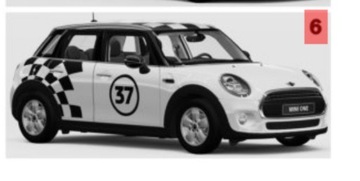 Paski boczne JCW Racing 51142365020 okleina nowa oe mini