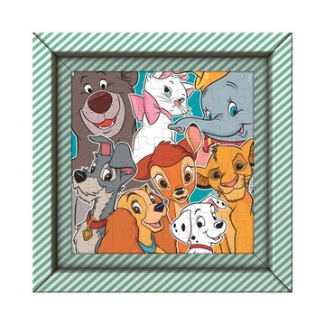 Puzzle 60el Zwierzęta bohaterowie bajek K-38804
