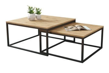 Stolik kawowy DAKAR ława loft industrial metalowy
