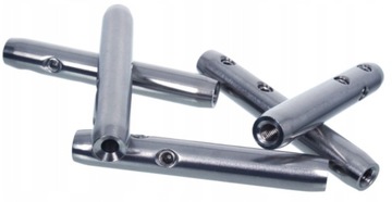 ЗАЖИМ ВЕРЕВОЧНЫЙ 3/4 мм С НАТЯЖЕНИЕМ РЕЗЬБА М6 ЛЕВАЯ А4