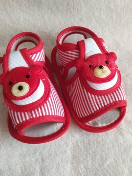 __ Buciki niemowlęce __ misie __ 0-12 m-cy
