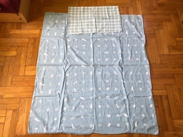 Komplet pościeli Ikea 110x125 cm niebieski