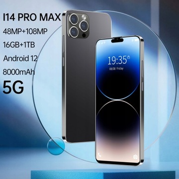 Мобильный телефон 6,8-дюймовый смартфон Android 16