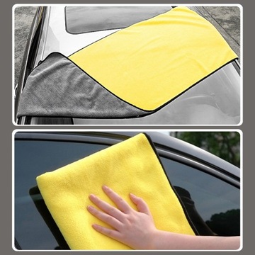 ПУШИСТОЕ ПОЛОТЕНЦЕ ДЛЯ СУШКИ АВТОМОБИЛЯ, ВПЛОТИВАЮЩЕЕ И БЕЗОПАСНОЕ, 90х60 см.