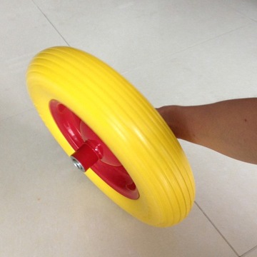 КОЛЕСО КОЛЕСО Barrow Barrow 400-8 ЦЕЛЫЙ БЕСКАМЕРНЫЙ С ОСЬЮ ПРОЧНАЯ ШИНА