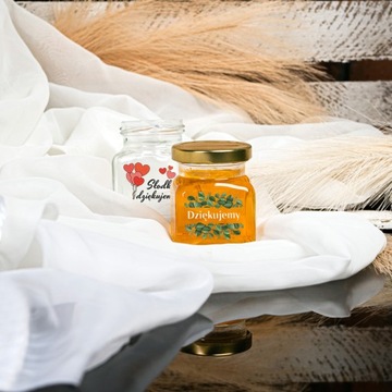 10 баночек 120 мл для СВАДЕБНОГО КРЕЩЕННОГО ПРИЧАСТИЯ + ПЕЧАТЬ