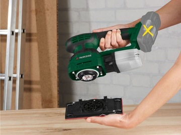 PARKSIDE МНОГОФУНКЦИОНАЛЬНАЯ ШЛИФОВАЛЬНАЯ МАШИНА 3в1 PARKSIDE PMSA 20-Li A1