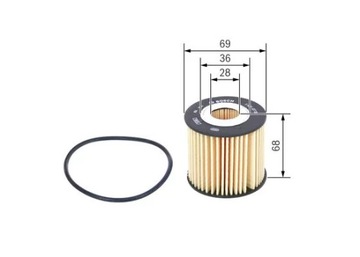 BOSCH F 026 407 093 FILTR OLEJE