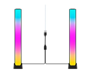 НАБОР МНОГОЦВЕТНЫХ СВЕТОДИОДНЫХ ПЛАН 2 x СВЕТОДИОДНАЯ СВЕТОДИОДНАЯ ПЛАНКА RGB