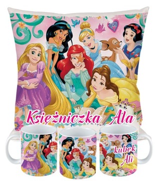 ZESTAW PODUSZKA KUBEK Księżniczki Disneya Disney