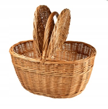 КОРЗИНА ДЛЯ ПИКНИКА, БОЛЬШАЯ плетеная корзина для ПИКНИКА